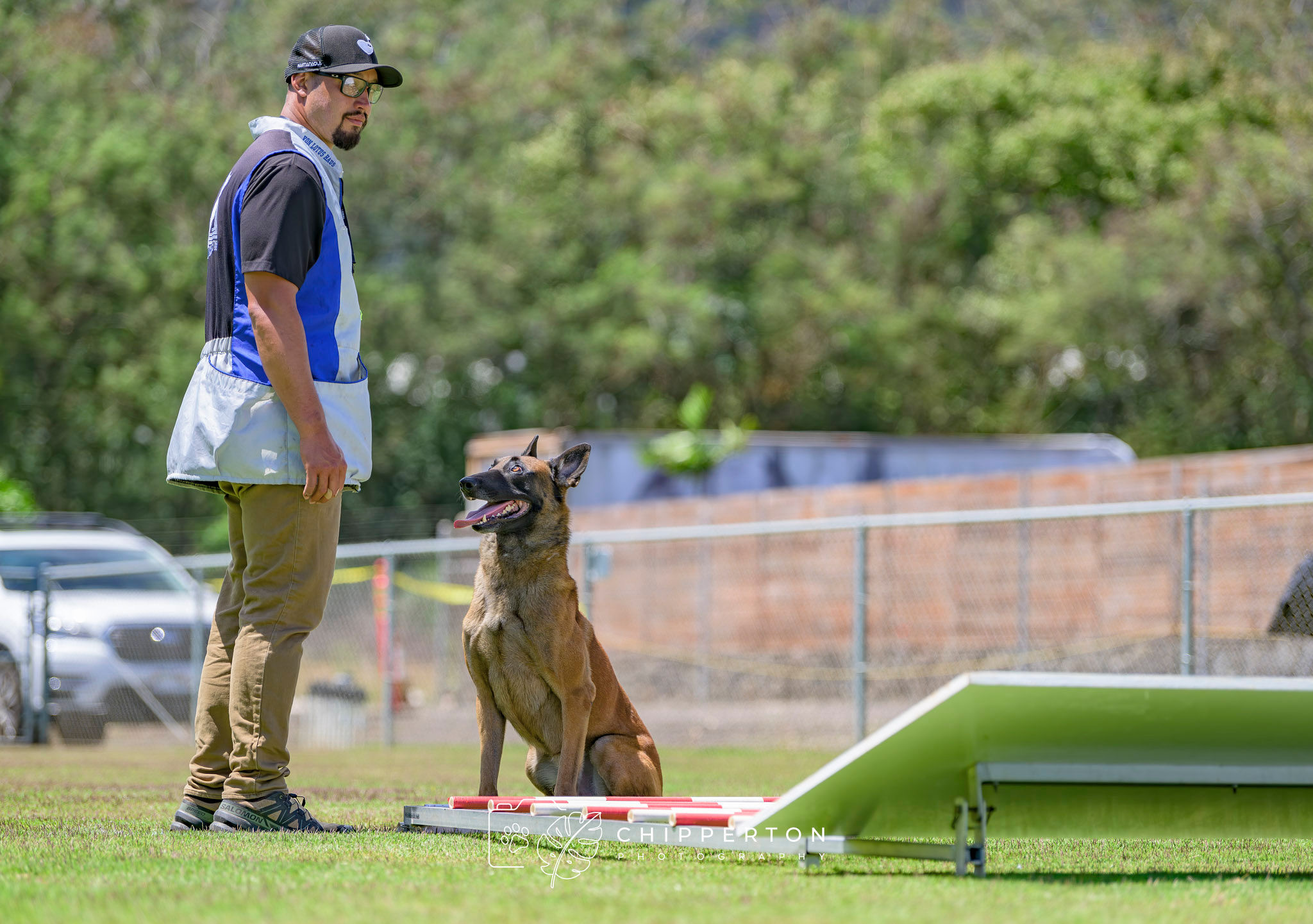 Xavier Swain - XL K9 Coach Vegas trainer with dog